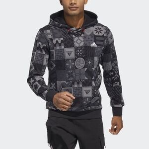 Adidas Chinese New Year All Over Print Hoodie Black